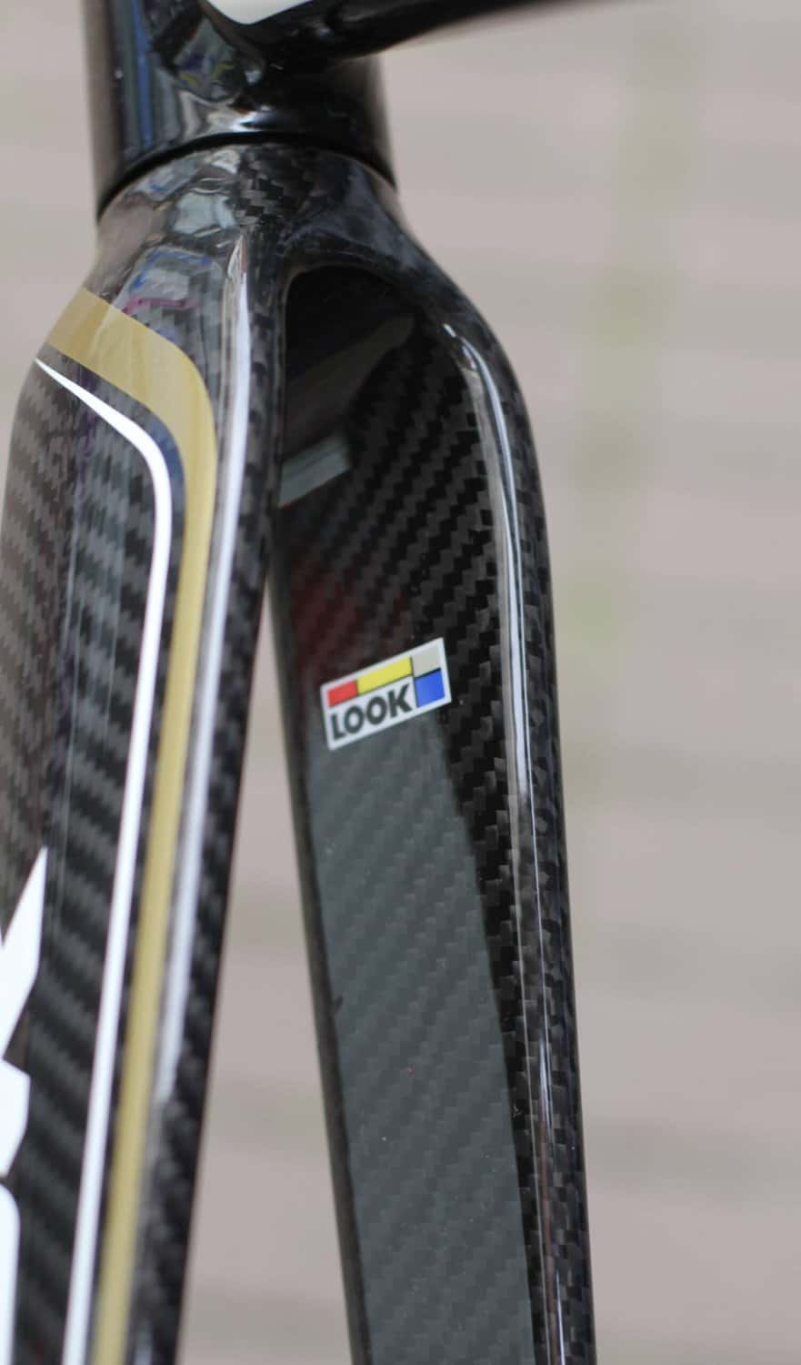 Look 464 AL P Track Frame Carbon Fork / Sz. S / Black