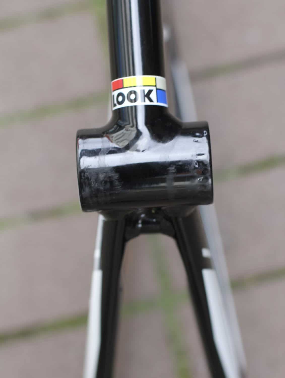 Look 464 AL P Track Frame Carbon Fork / Sz. S / Black