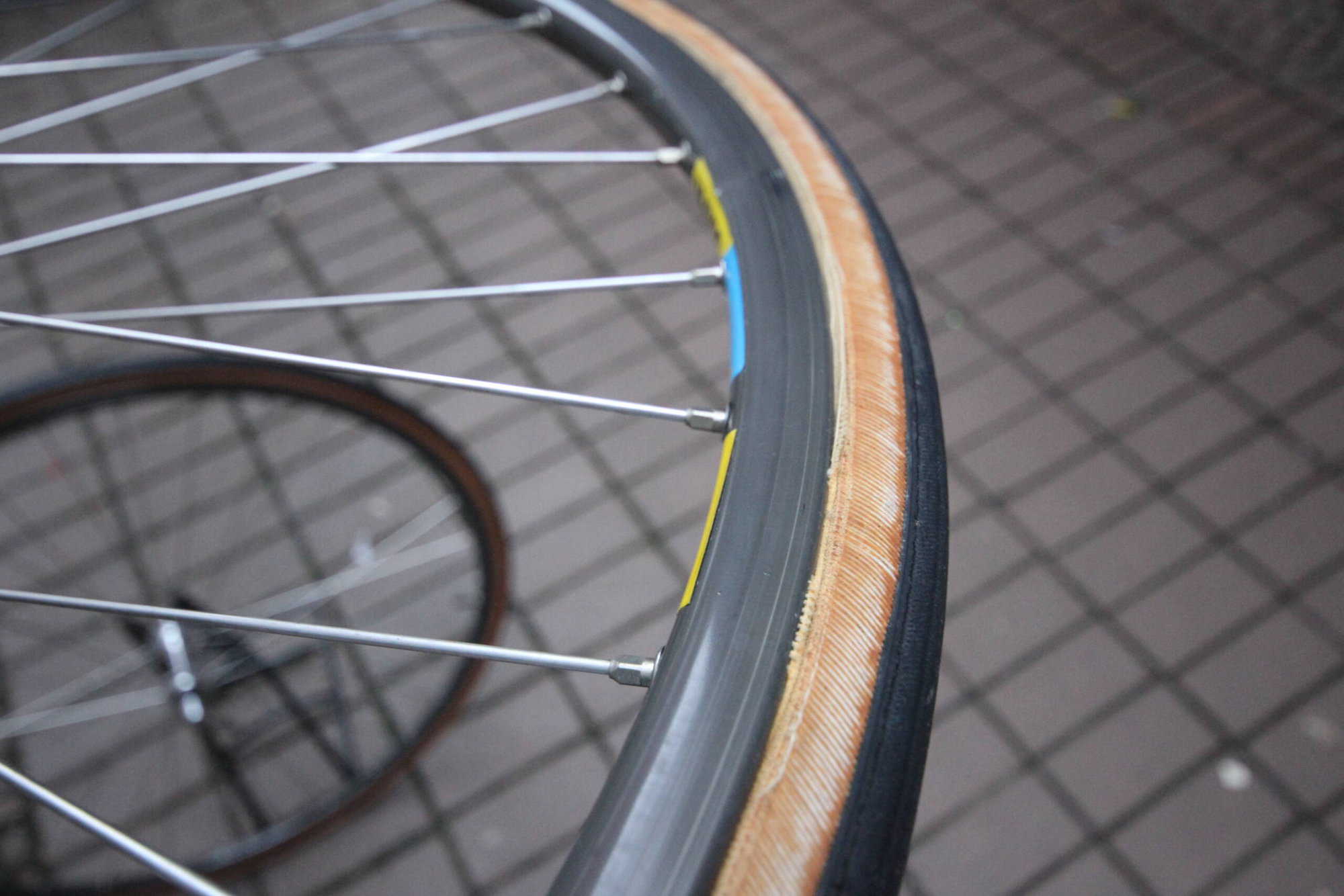 Shimano Dura Ace FH 7402 HB 7400 / Mavic Open 4 CD / 32+36 H / Wheel Set