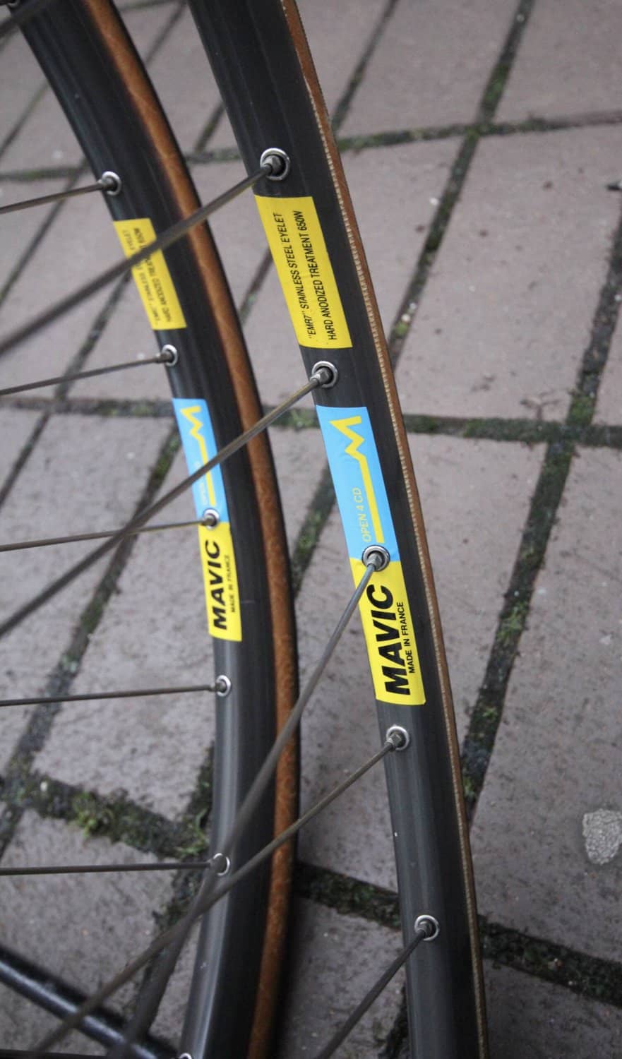 Shimano Dura Ace FH 7402 HB 7400 / Mavic Open 4 CD / 32+36 H / Wheel Set