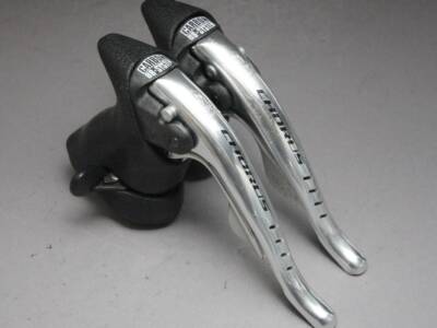 Campagnolo Chorus Carbon - Leviers De Frein Et Vitesses Ergopower 9 Vitesses (NOS - Neuf En Boîte)