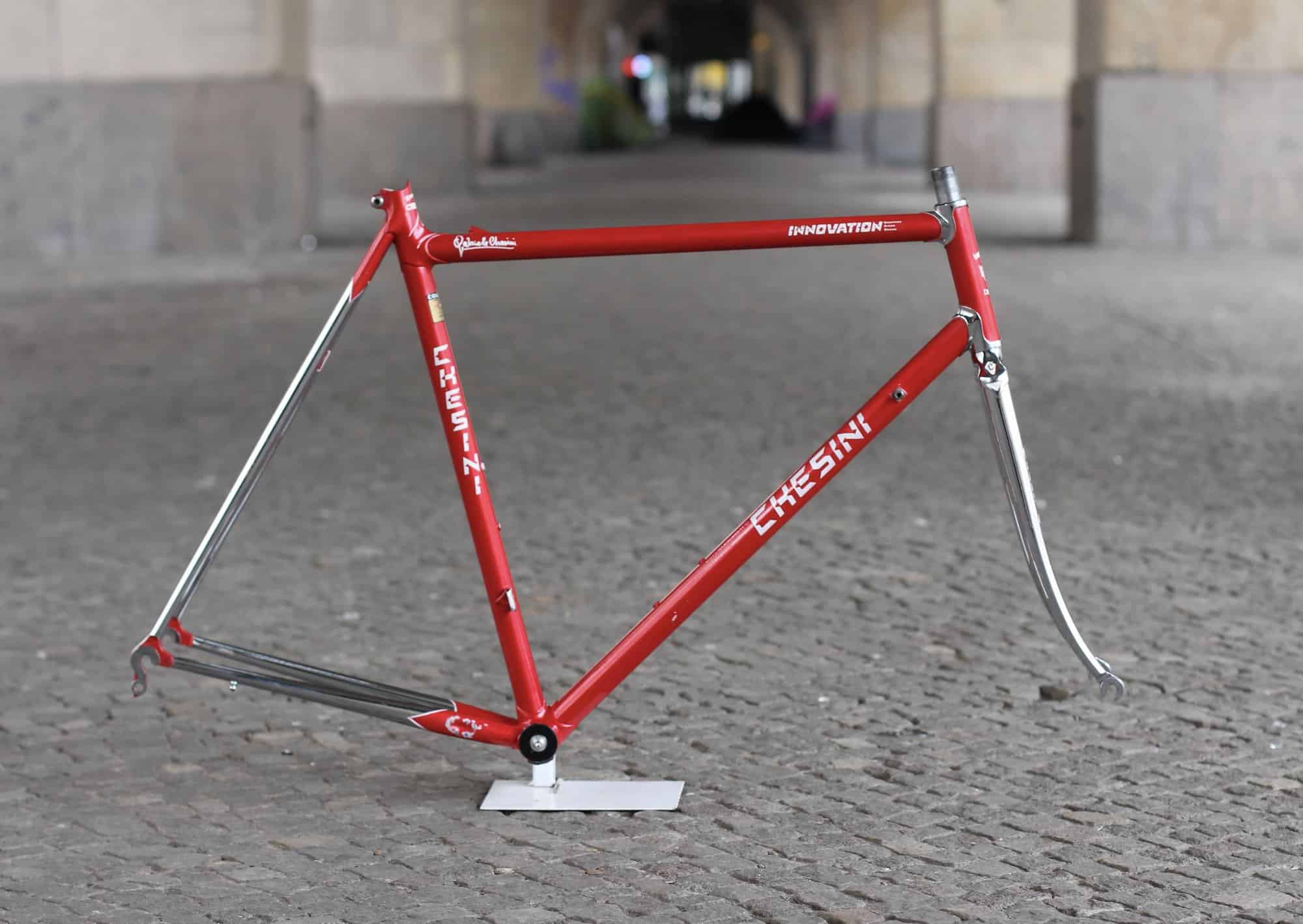 Chesini Innovation Columbus EL Frame / 56 cm / Red – velowizard.com