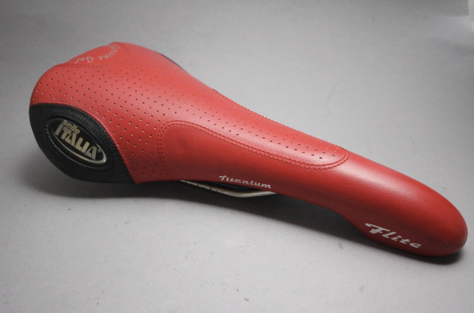 Selle De Vélo De Route Selle Italia Flite Titane - Rails 7x7 Mm - Occasion Bon État