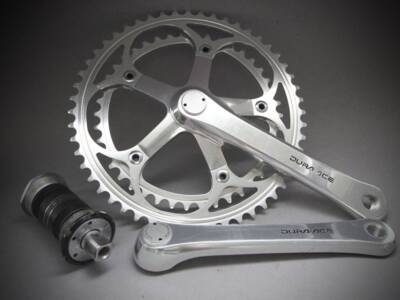 DURA-ACE FC-7400 クランクBBセット中古 Shimano Dura Ace FC-7400 Crank + BB-7400 / 1985 - velowizard.com