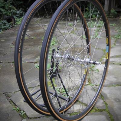 Campagnolo Nuovo Record 1035 High Flange Hubs / Mavic Open4