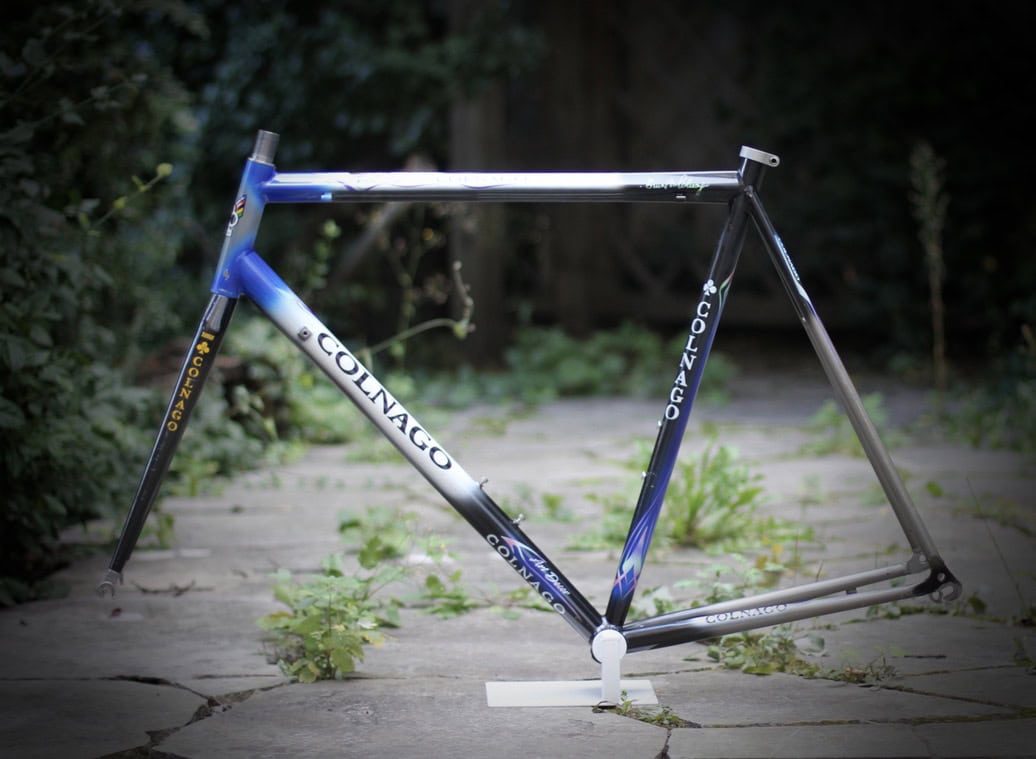 Colnago Oval Titanio Art Decor Frame / 58 cm