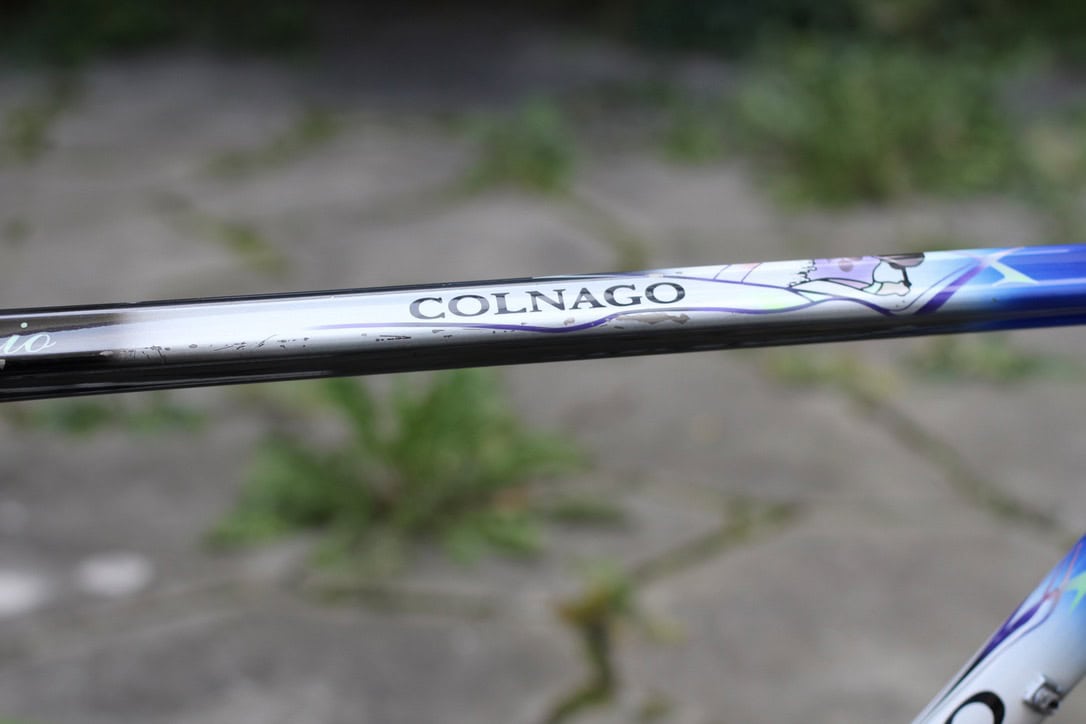 Colnago Oval Titanio Art Decor Frame / 58 cm