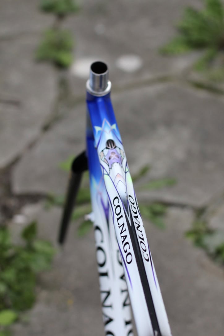 Colnago Oval Titanio Art Decor Frame / 58 cm