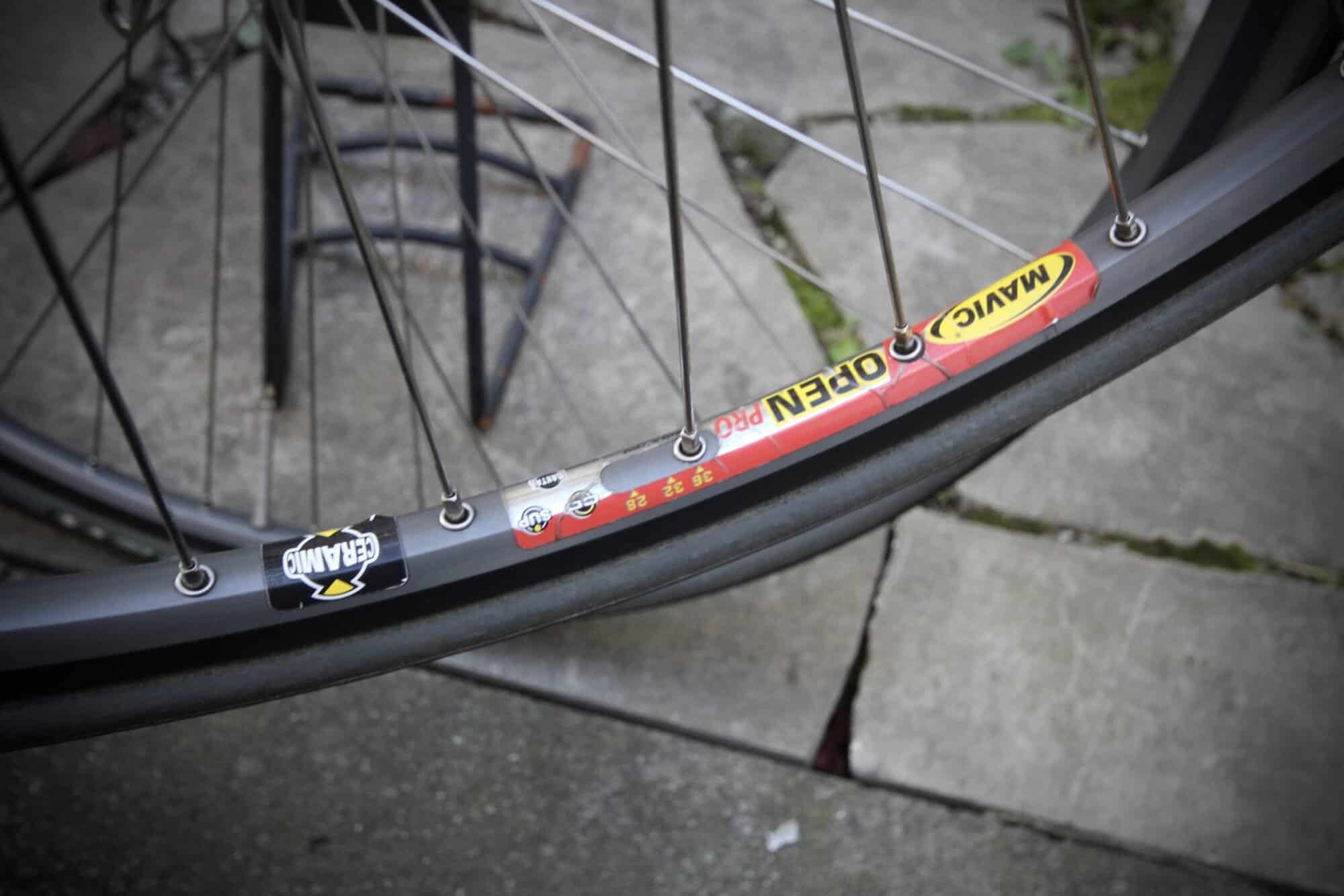 Campagnolo Record O.S. / Mavic Open Pro Ceramic