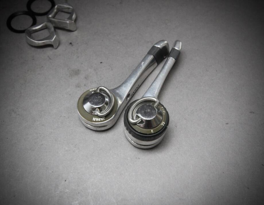 Suntour Superbe Pro Shifting Set / 1989 - velowizard.com