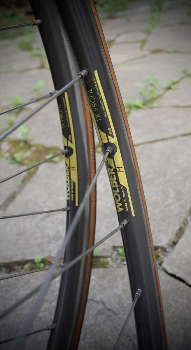 Shimano Dura Ace FH HB 7403 / Wolber TX Profil Titane Chrome