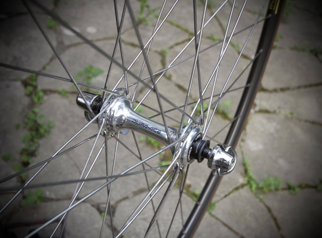 Shimano Dura Ace FH HB 7403 / Wolber TX Profil Titane Chrome
